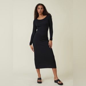 Cotton On Space Dye Midaxi Dress